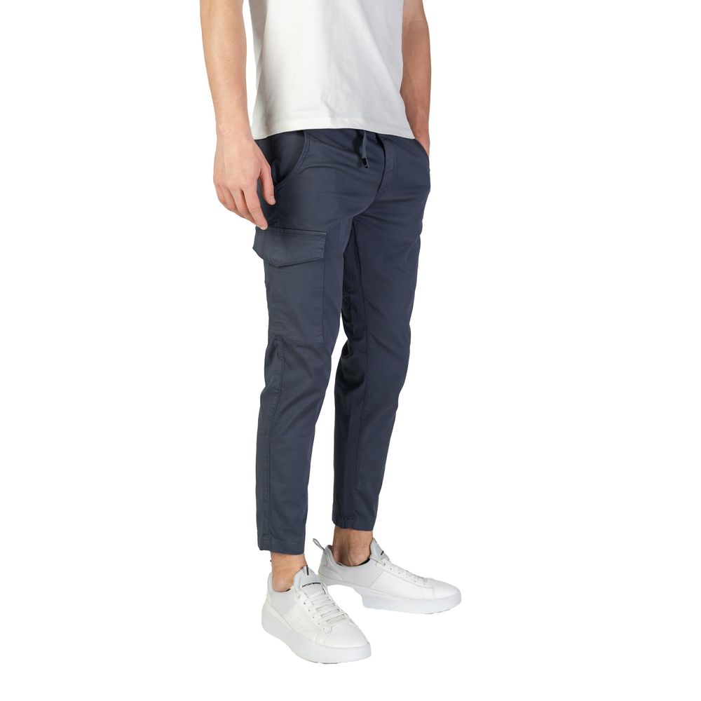 Refrigiwear GA9103P24500 Blue Cotton Cargo Pants for Men
