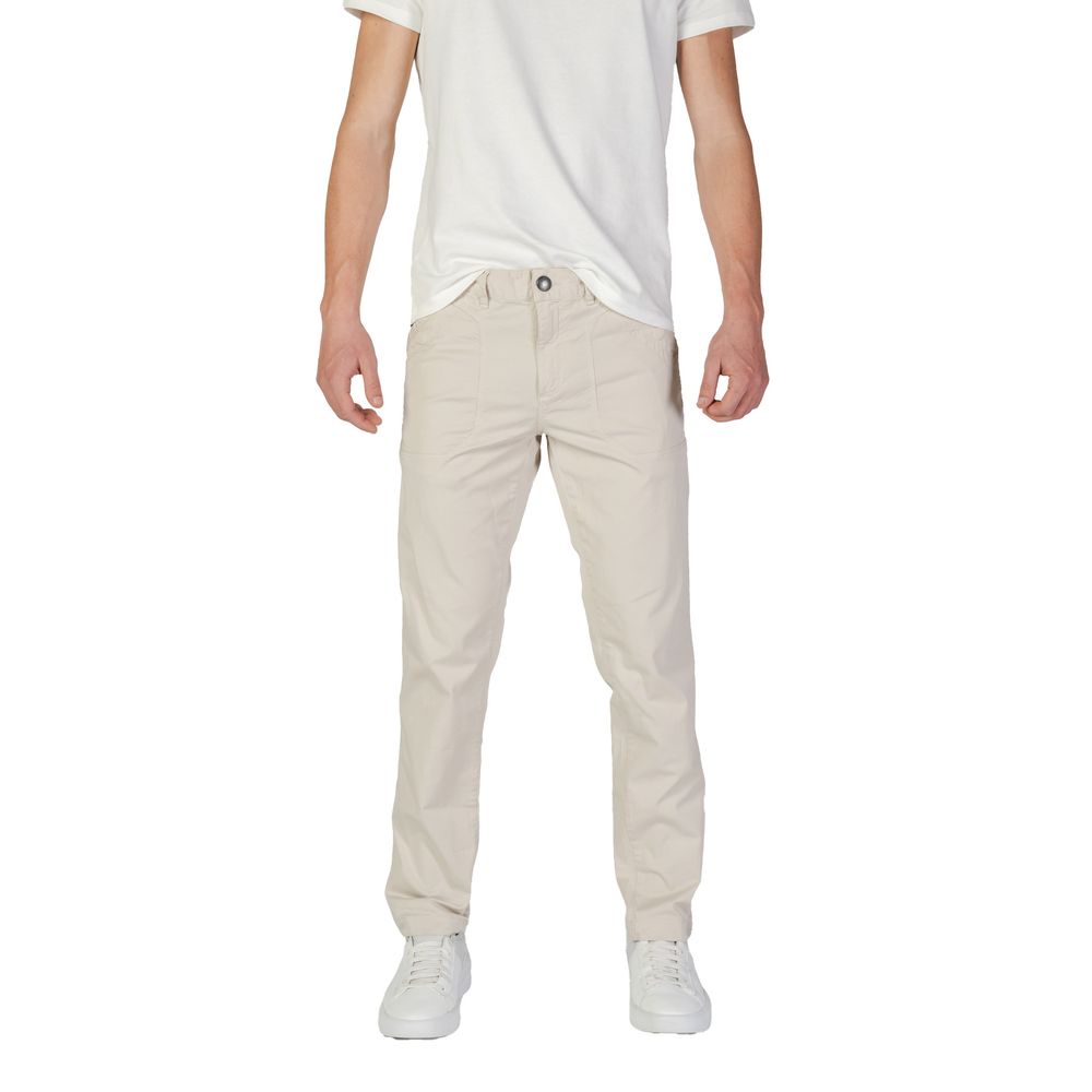 Refrigiwear GA9103P25601 Beige Cotton Casual Pants for Men