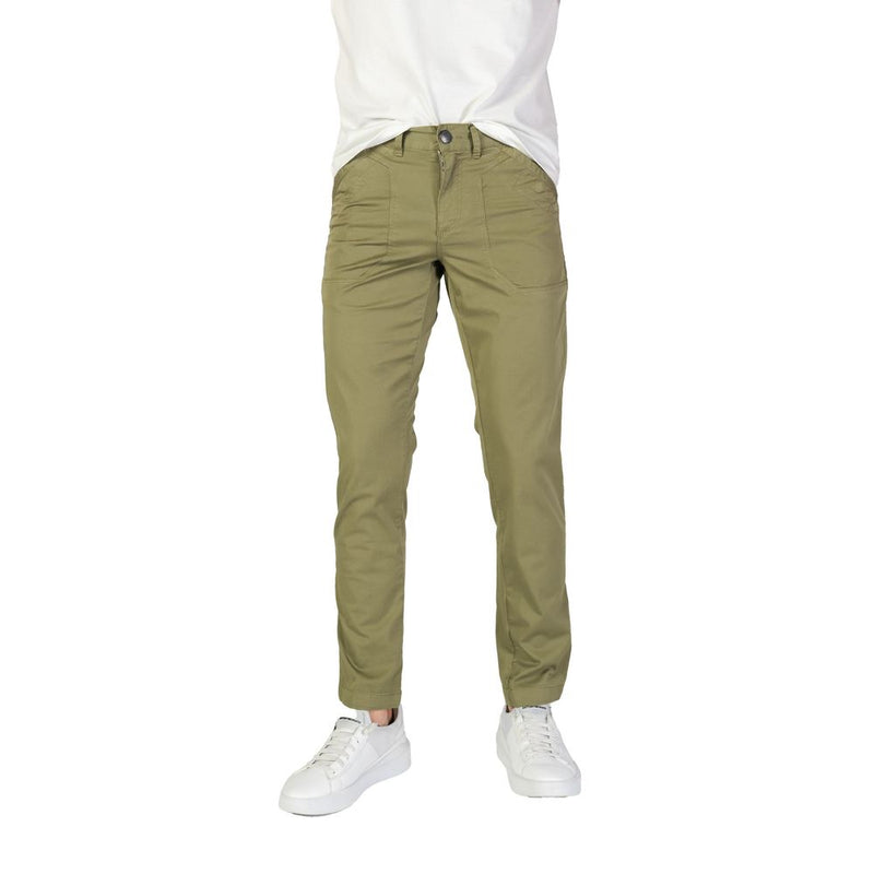 Refrigiwear GA9103P25601 Green Cotton Casual Pants for Men
