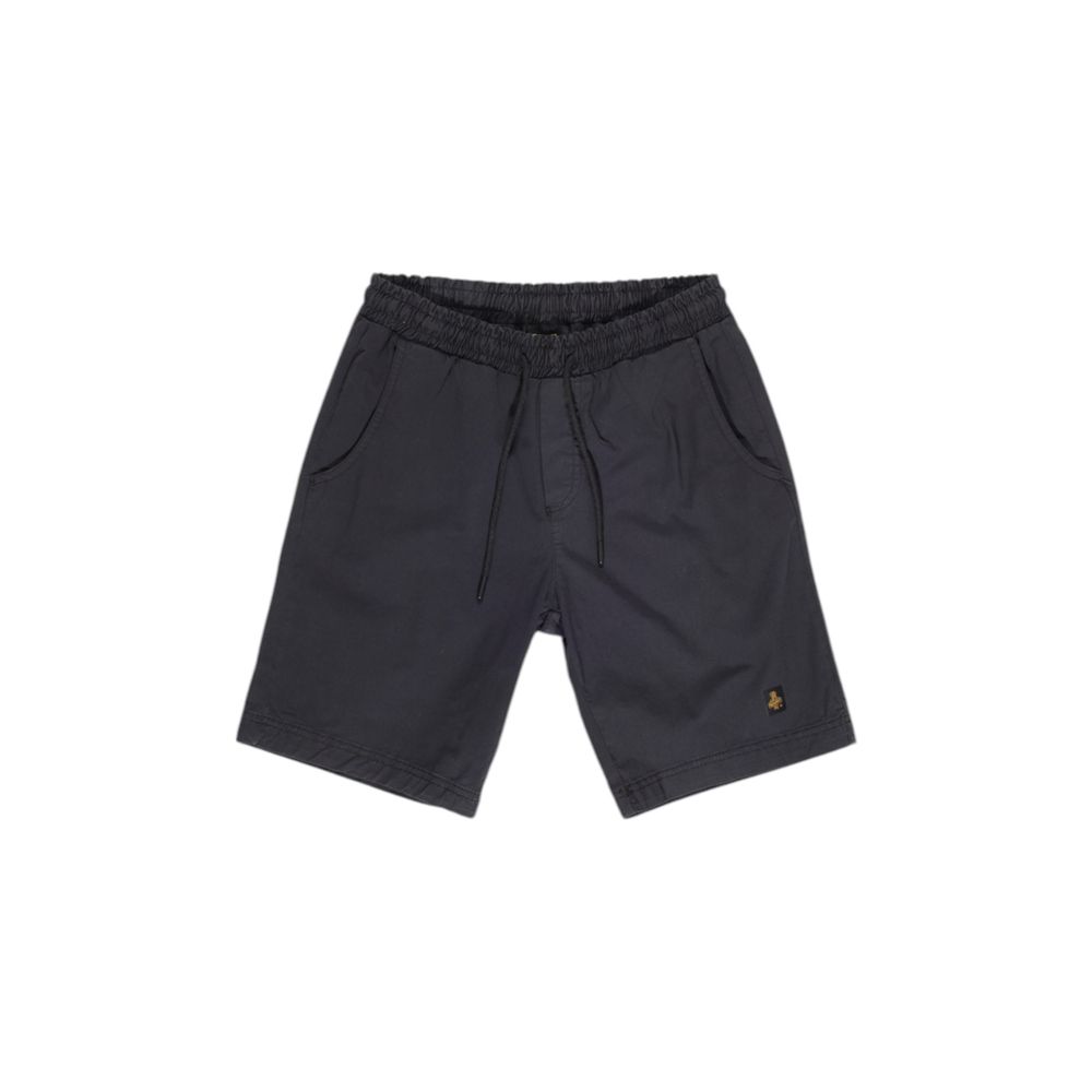 Refrigiwear GA9103P56000 Black Cotton Bermuda Shorts for Men