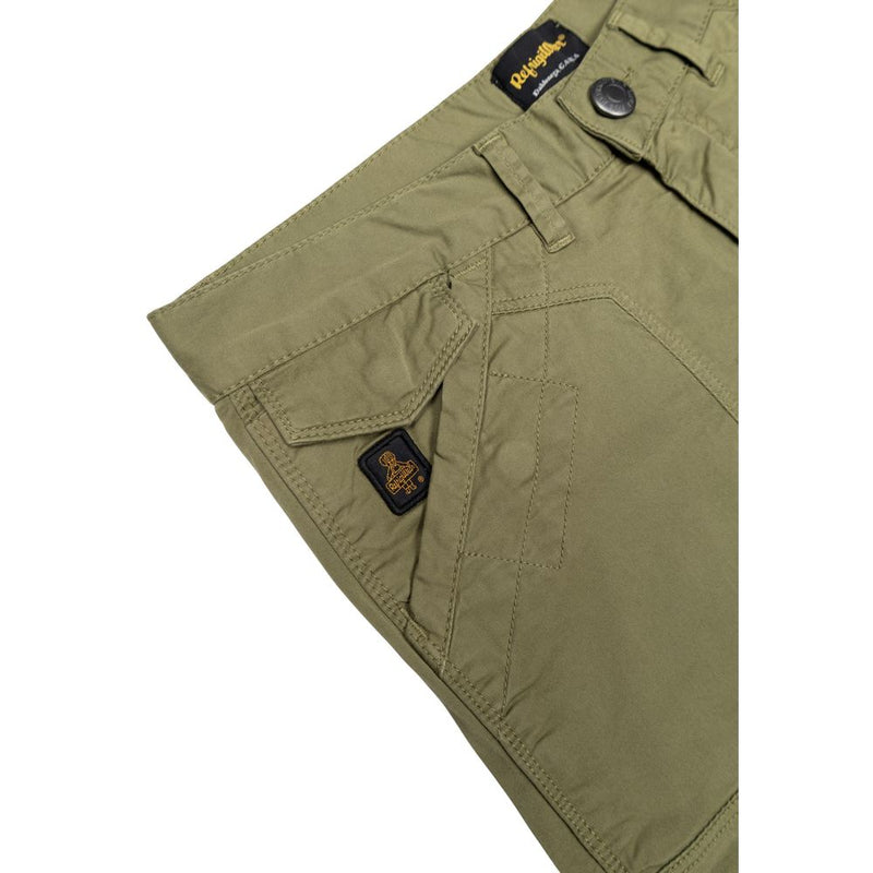 Refrigiwear GA9103P56200 Bermuda Shorts for Men - Green Cotton