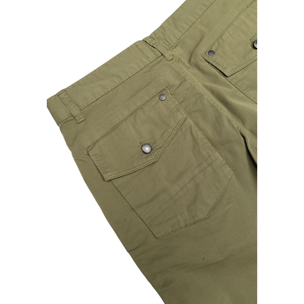 Refrigiwear GA9103P56200 Bermuda Shorts for Men - Green Cotton