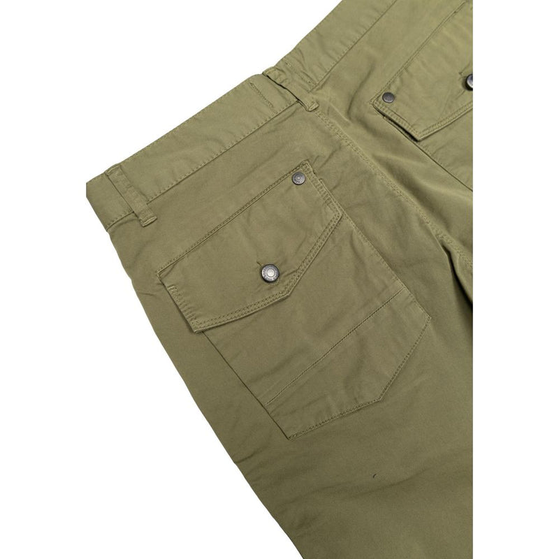 Refrigiwear GA9103P56200 Bermuda Shorts for Men - Green Cotton