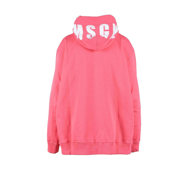 MSGM Multicolor Cotton Hoodie - Oversized Comfort