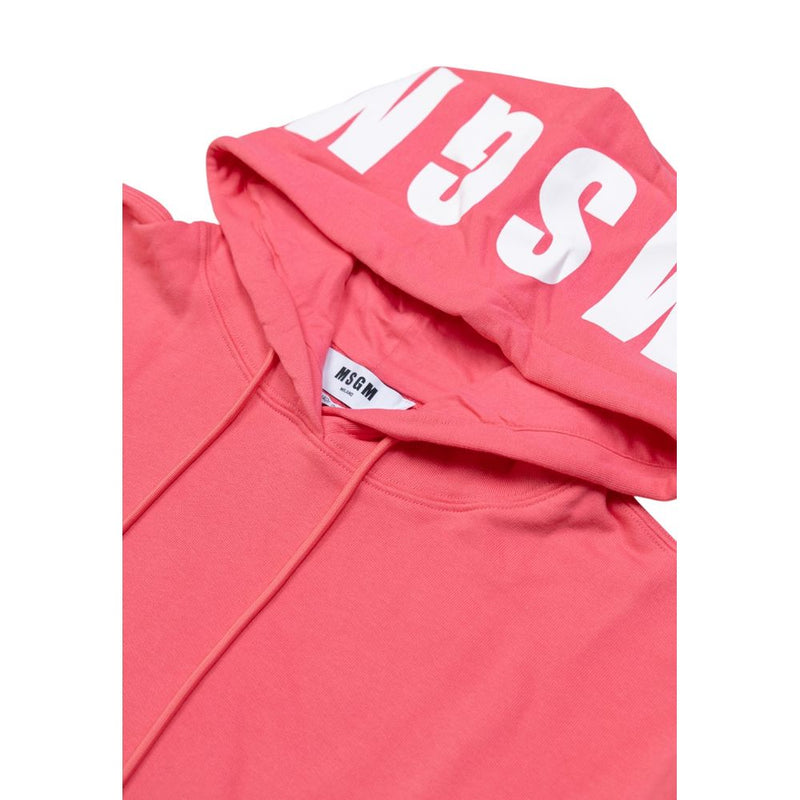 MSGM Multicolor Cotton Hoodie - Oversized Comfort