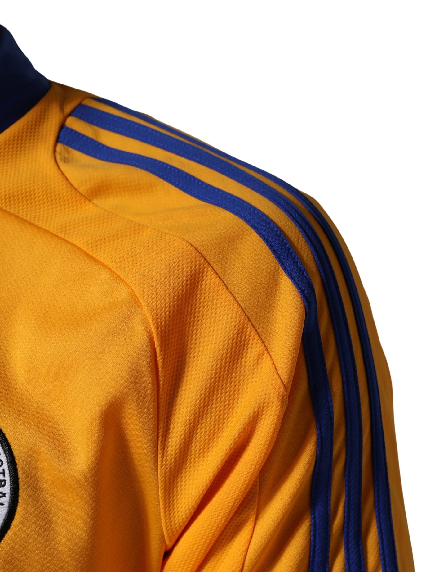 Adidas Yellow Polyester Balenciagoal Crewneck Jersey T-shirt