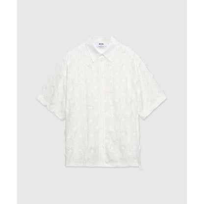MSGM White Polyester Blouse