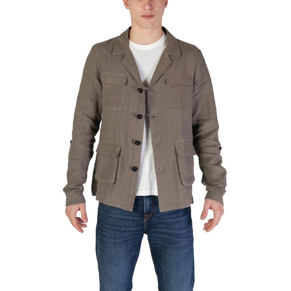 In My Hood Green Linen Blazer - HS24MJK10