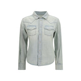 Jacob Cohen Blue Denim Shirt - Western Style for Women