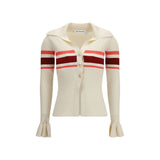 Self-Portrait Beige Viscose Blouse - SS26 Collection