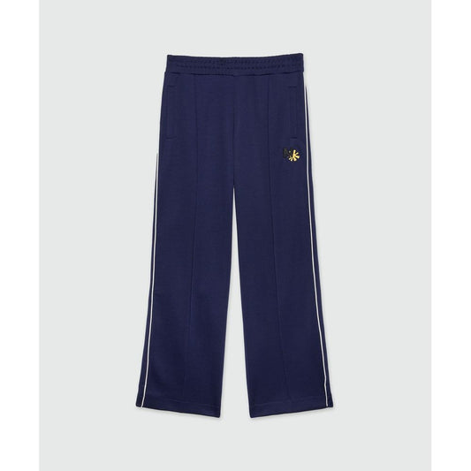 MSGM Ink Blue Polyester Joggers - Stylish Workout Pants