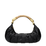 Balmain Black Leather Handbag - Stylish & Elegant Design