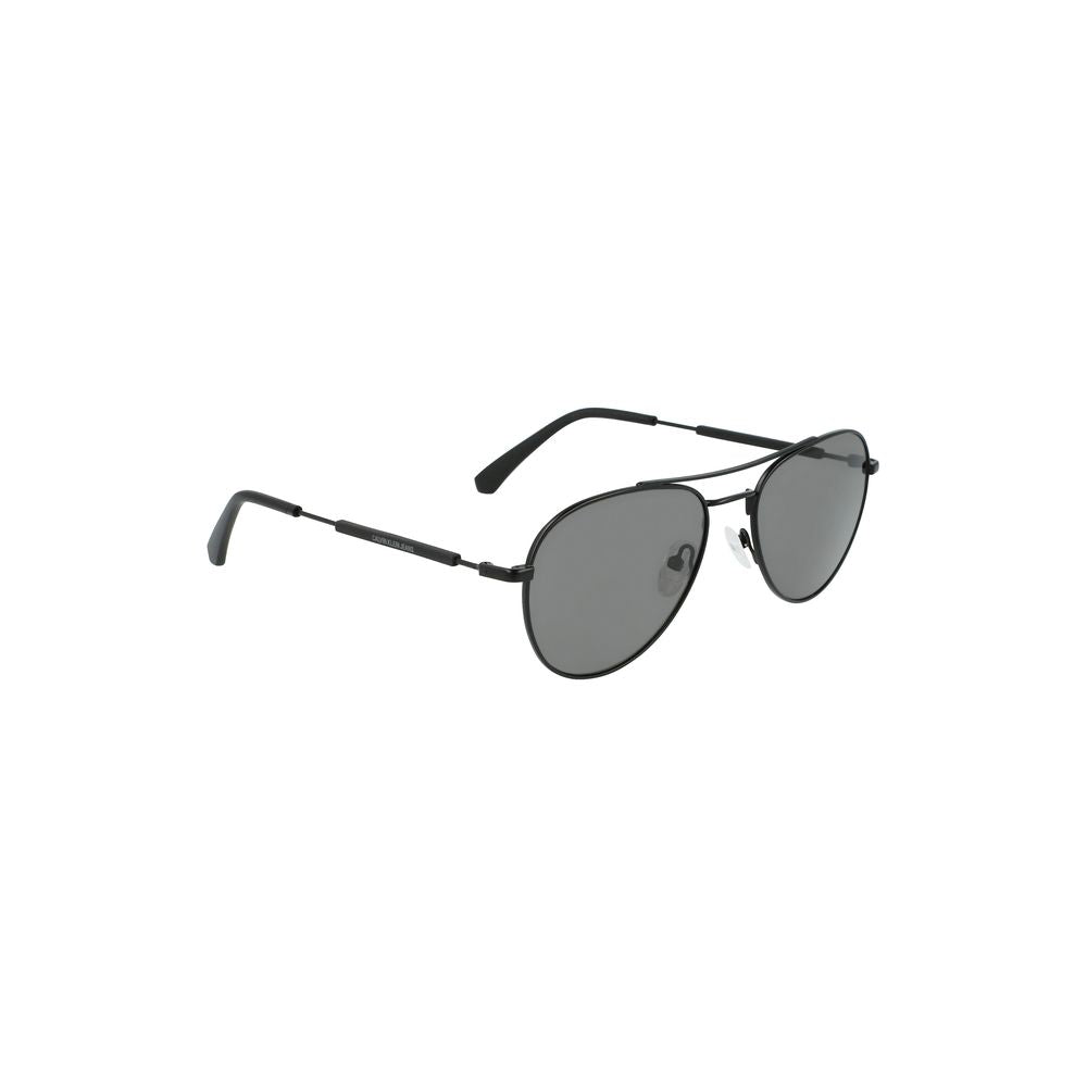 Lunettes de soleil Calvin Klein Black Metal pour hommes