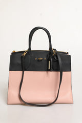 Louis Vuitton Pink and Black Leather City Steamer Handbag