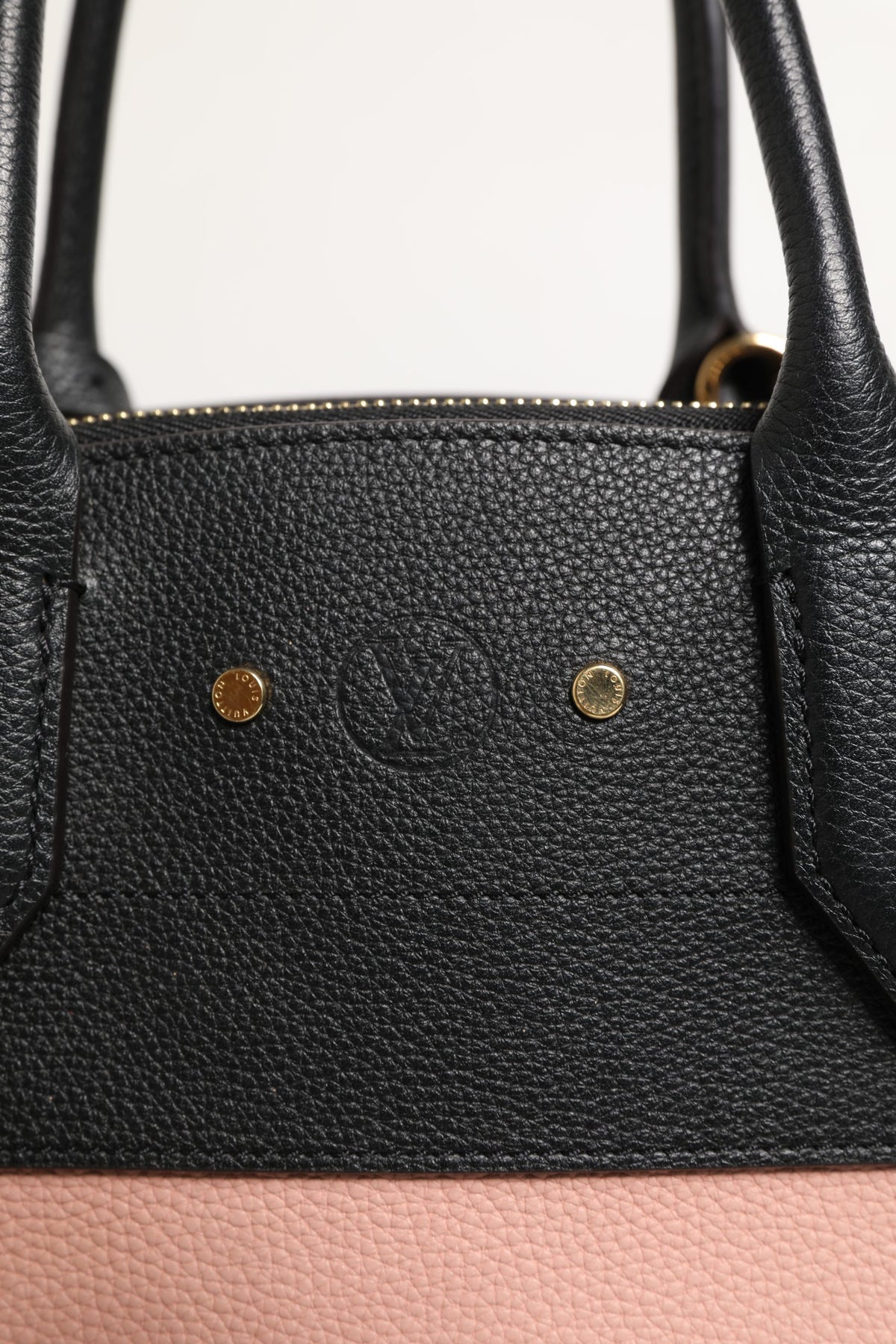 Louis Vuitton Pink and Black Leather City Steamer Handbag
