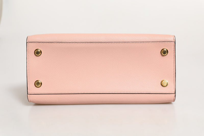 Louis Vuitton Pink and Black Leather City Steamer Handbag