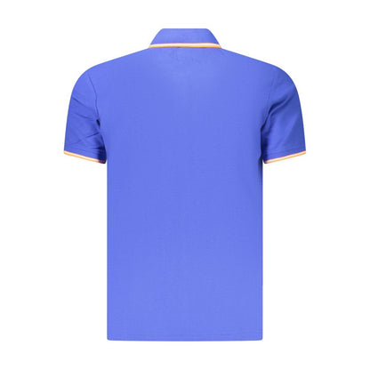 U.S. Grand Blue Cotton Men's Polo Shirt