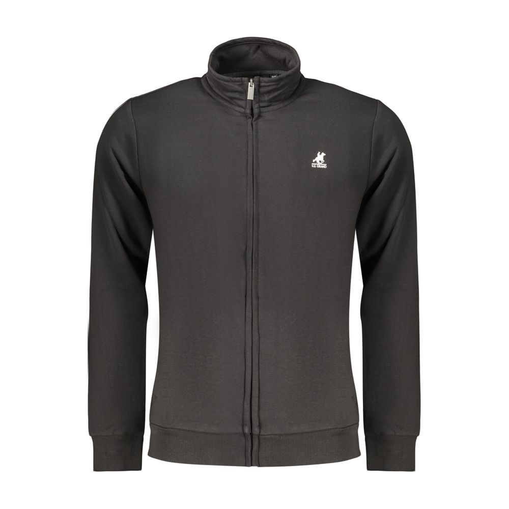 U.S. Grand Black Cotton Men's Sweatshirt - Stylish & Comfortable