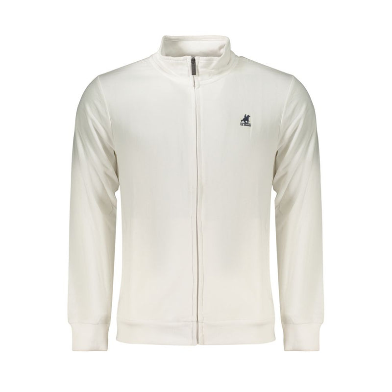 U.S. Grand White Cotton Men's Sweatshirt
