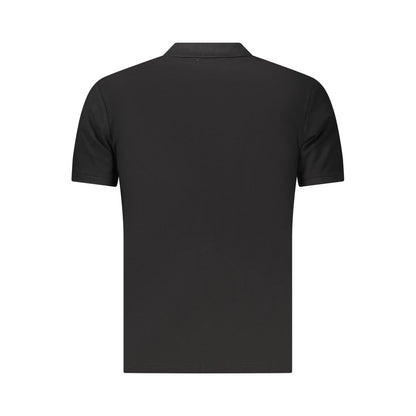 U.S. Grand Black Cotton Men's Polo Shirt