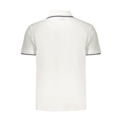 U.S. Grand White Cotton Men's Polo Shirt