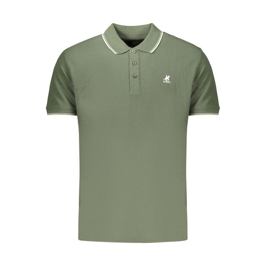 U.S. Grand Green Cotton Men's Polo - Stylish & Comfortable