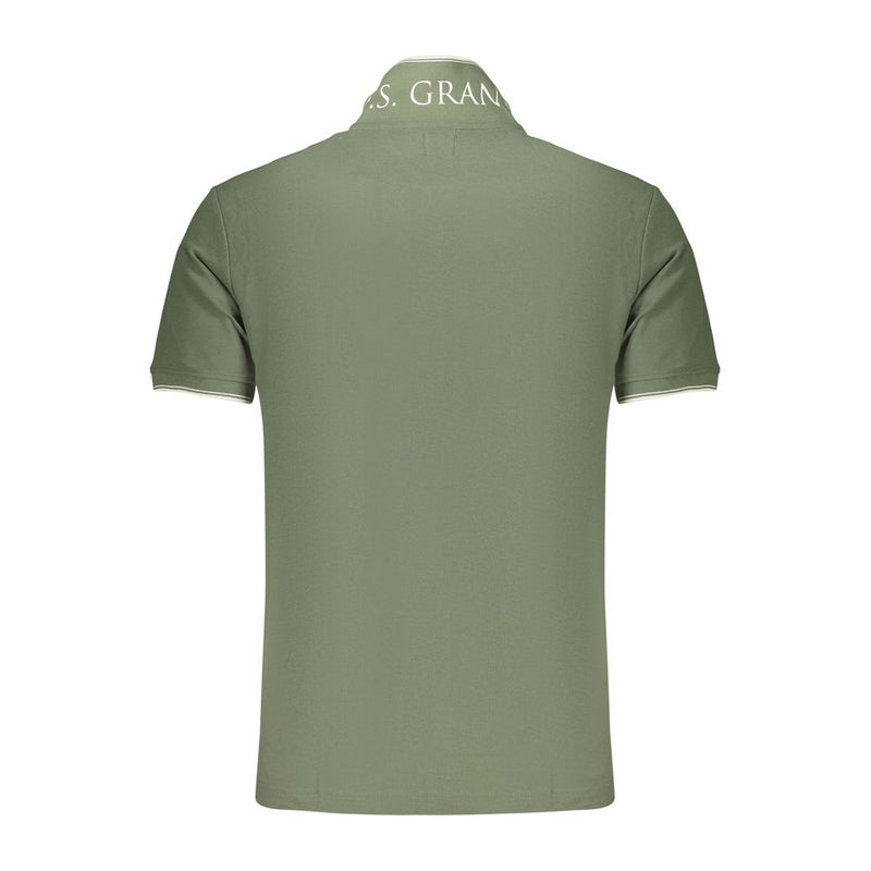 U.S. Grand Green Cotton Men's Polo - Stylish & Comfortable