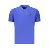 U.S. Grand Blue Cotton Men's Polo - Stylish & Comfortable