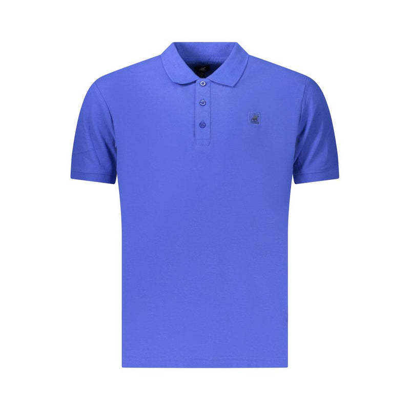 U.S. Grand Blue Cotton Men's Polo - Stylish & Comfortable