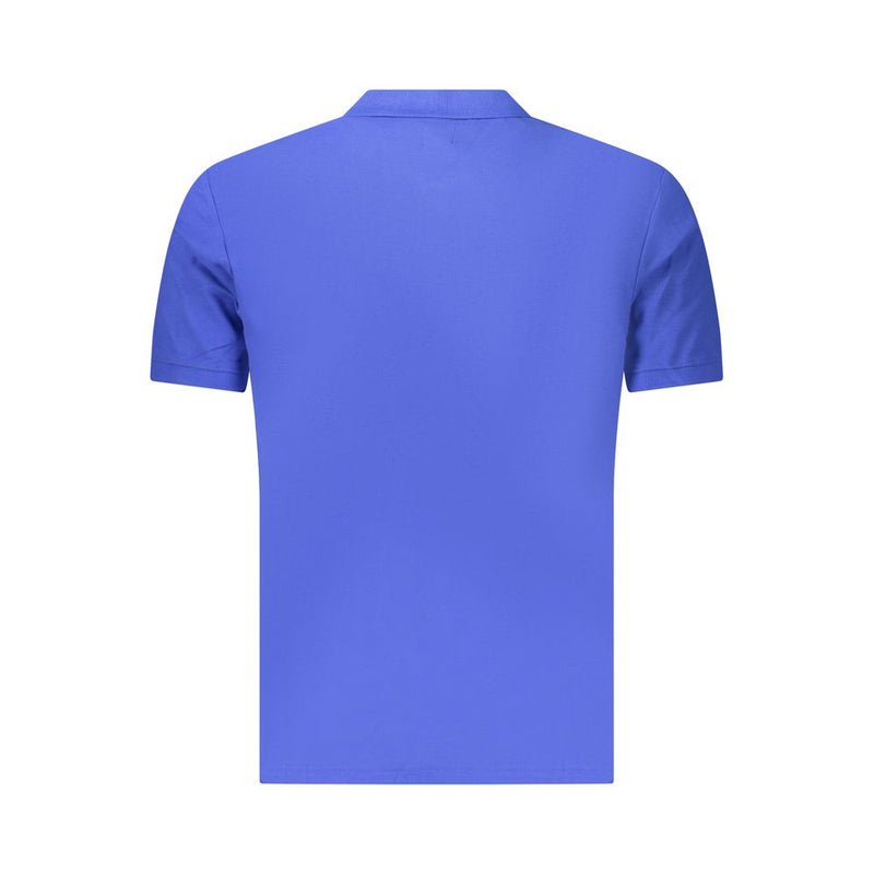 U.S. Grand Blue Cotton Men's Polo - Stylish & Comfortable