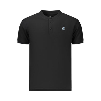 U.S. Grand Black Cotton Men's Polo Shirt