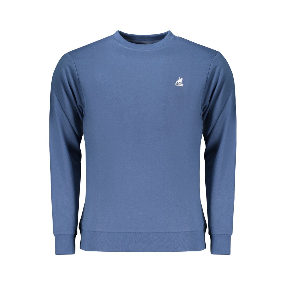 U.S. Grand Blue Cotton Men's Sweatshirt - Stylish Comfort