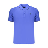 U.S. Grand Blue Cotton Men's Polo Shirt