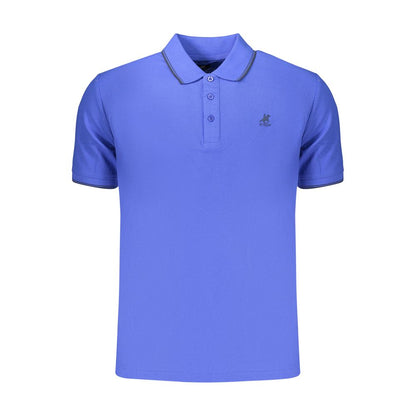 Polo Bleu Coton Homme U.S. Grand