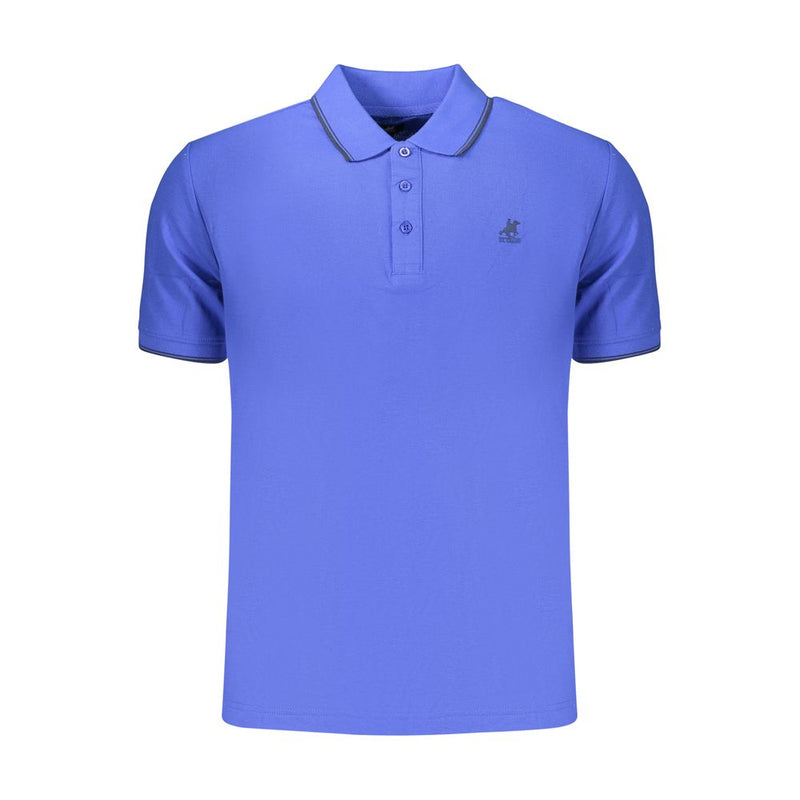 U.S. Grand Blue Cotton Men's Polo Shirt - Stylish & Comfortable
