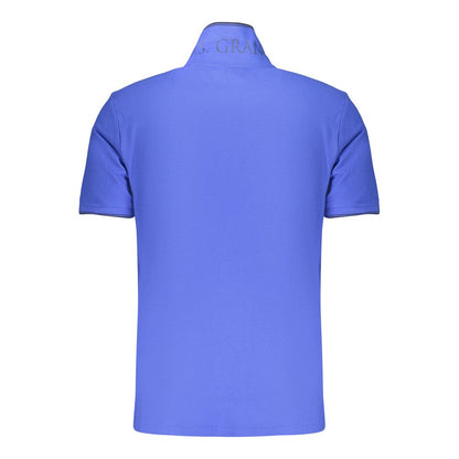 Polo Bleu Coton Homme U.S. Grand