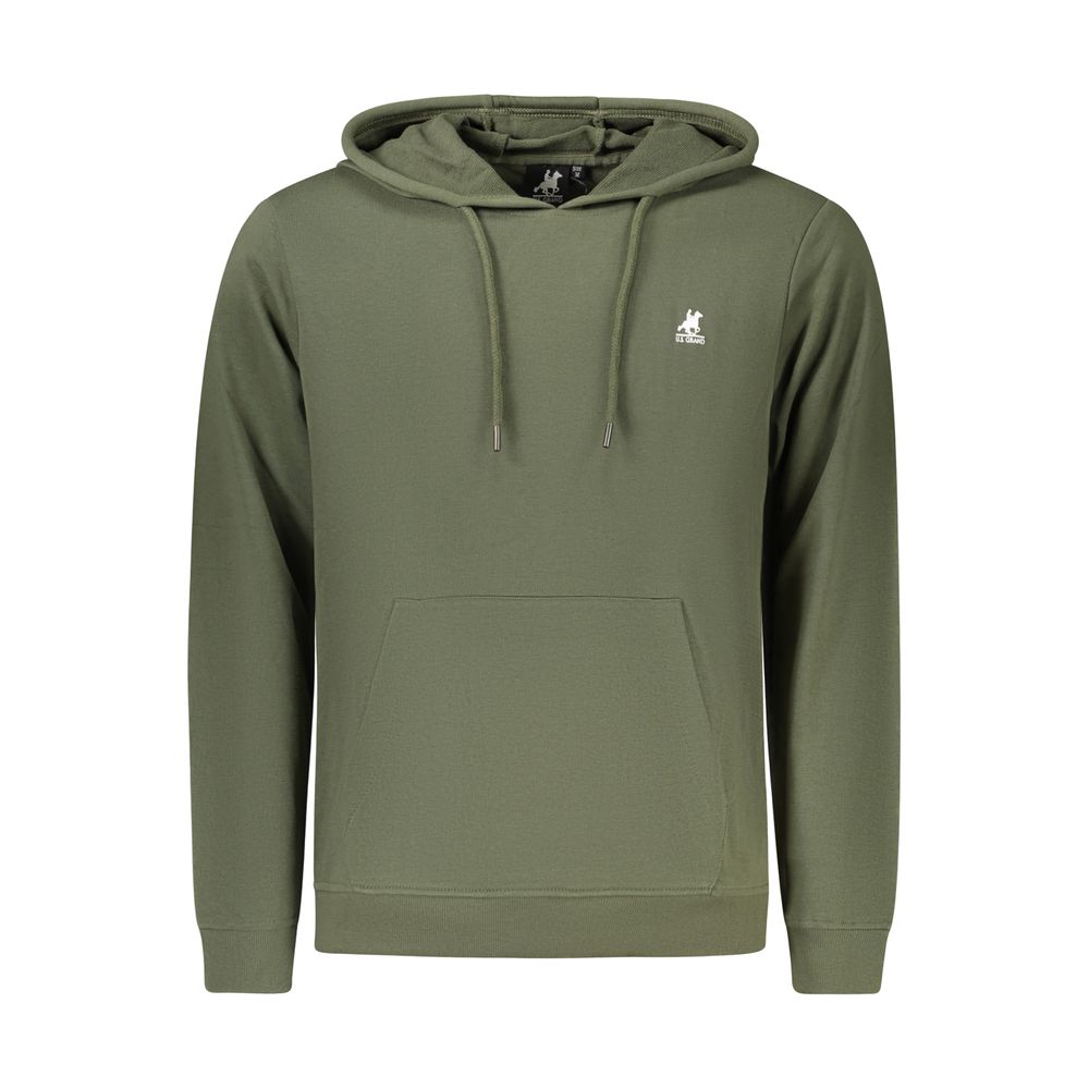 U.S. Grand Green Cotton Men's Sweatshirt - Stylish Comfort