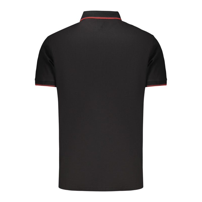 U.S. Grand Black Cotton Men Polo