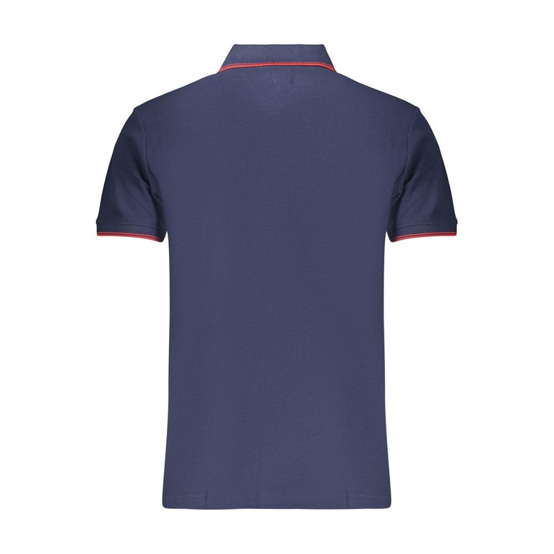 U.S. Grand Blue Cotton Men's Polo - Classic Style & Comfort