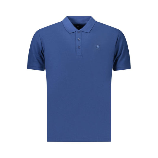 U.S. Grand Blue Cotton Mens Polo - Stylish & Comfortable