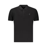 U.S. Grand Black Cotton Men's Polo Shirt