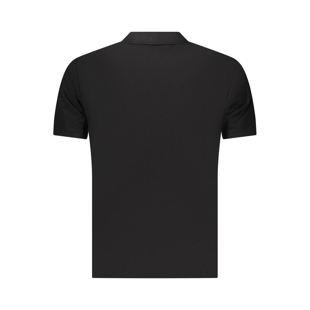 U.S. Grand Black Cotton Men's Polo Shirt