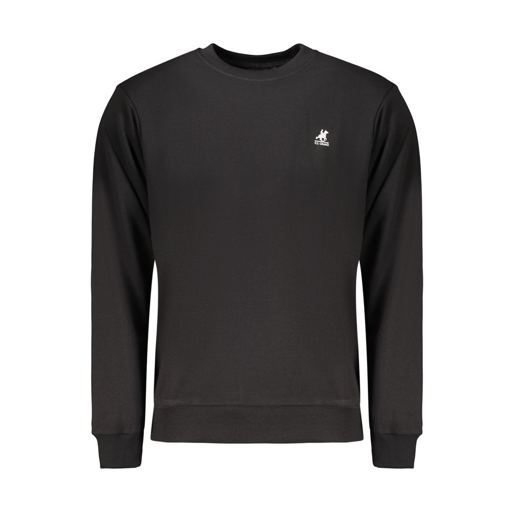 U.S. Grand Black Cotton Men's Sweatshirt - Stylish & Comfortable