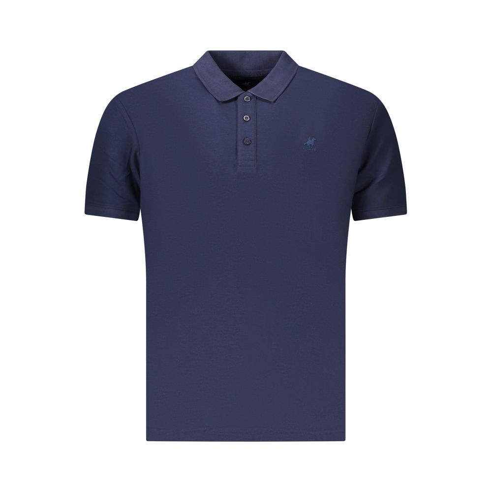 U.S. Grand Blue Cotton Men's Polo Shirt - Stylish & Comfortable