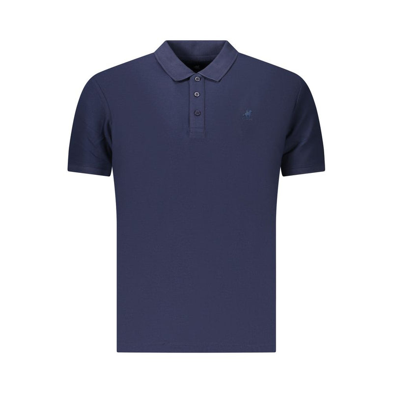 U.S. Grand Blue Cotton Men's Polo Shirt - Stylish & Comfortable