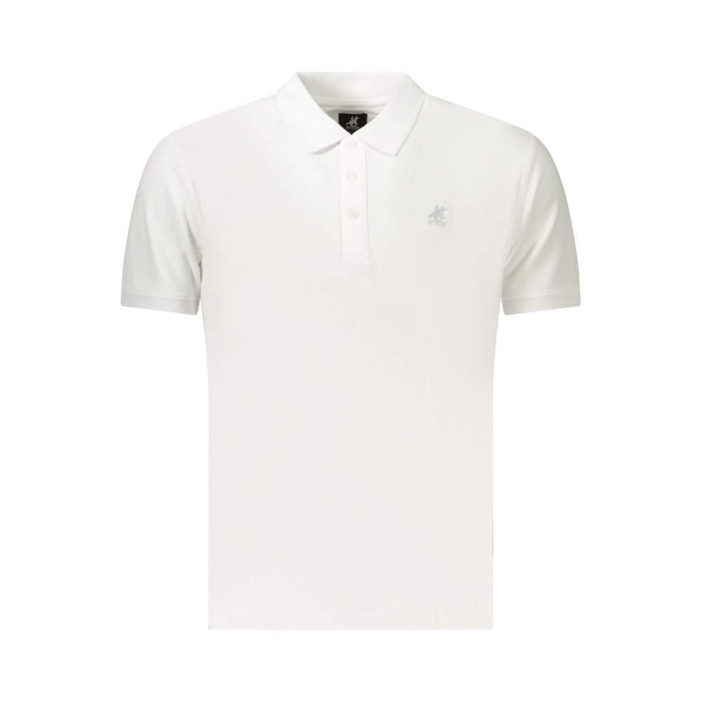 U.S. Grand White Cotton Men's Polo - Stylish & Comfortable