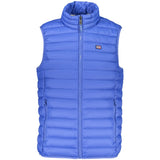 Norway 1963 Blue Polyester Men's Vest - Sleek Sleeveless Jacket