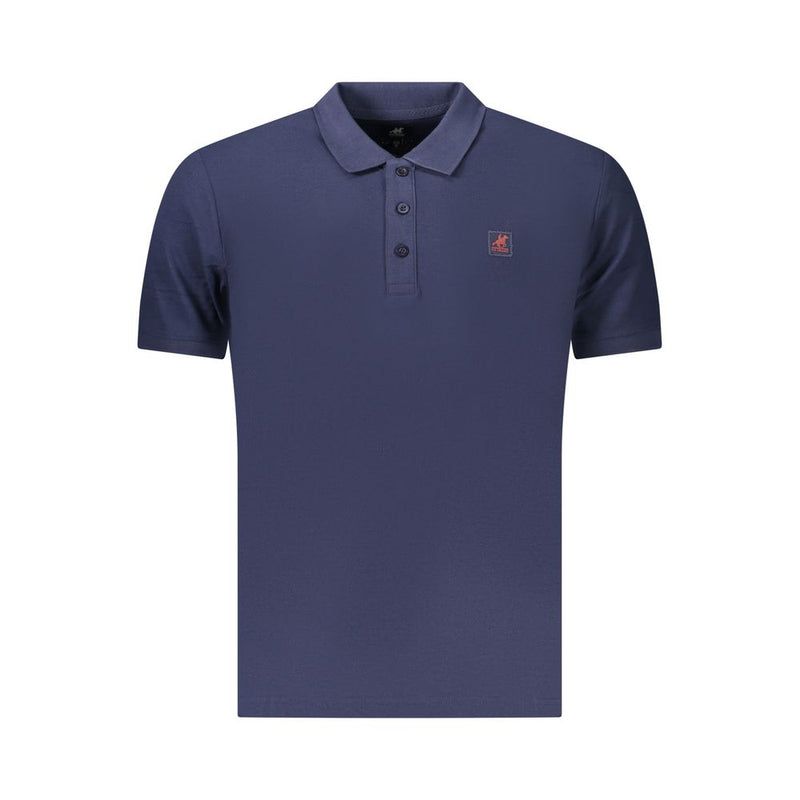 U.S. Grand Blue Cotton Mens Polo Shirt