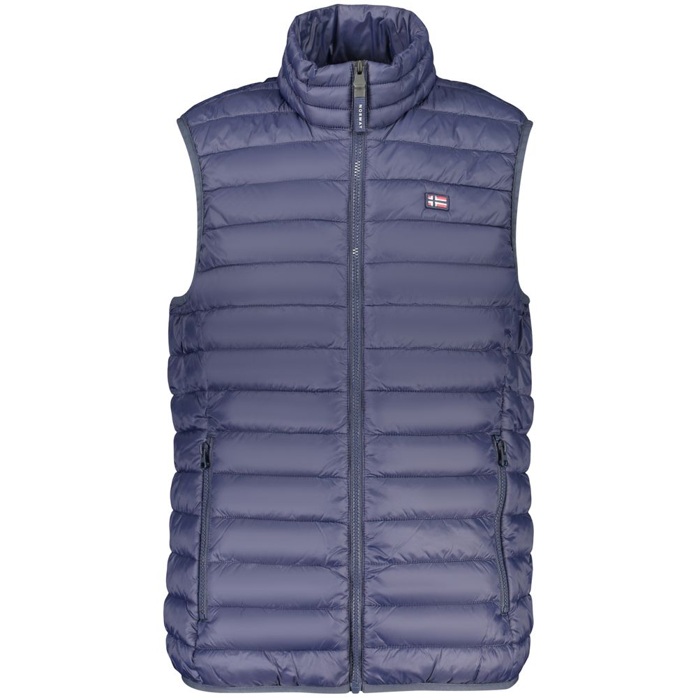 Norway 1963 Blue Polyester Men's Sleeveless Jacket