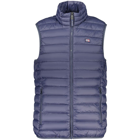 Norway 1963 Blue Polyester Men's Sleeveless Jacket